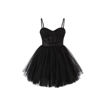 AVENEMENT Slip Dress Women's Black
