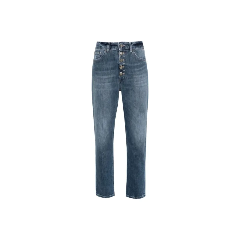Dondup Koons High rise Cropped Jeans-0