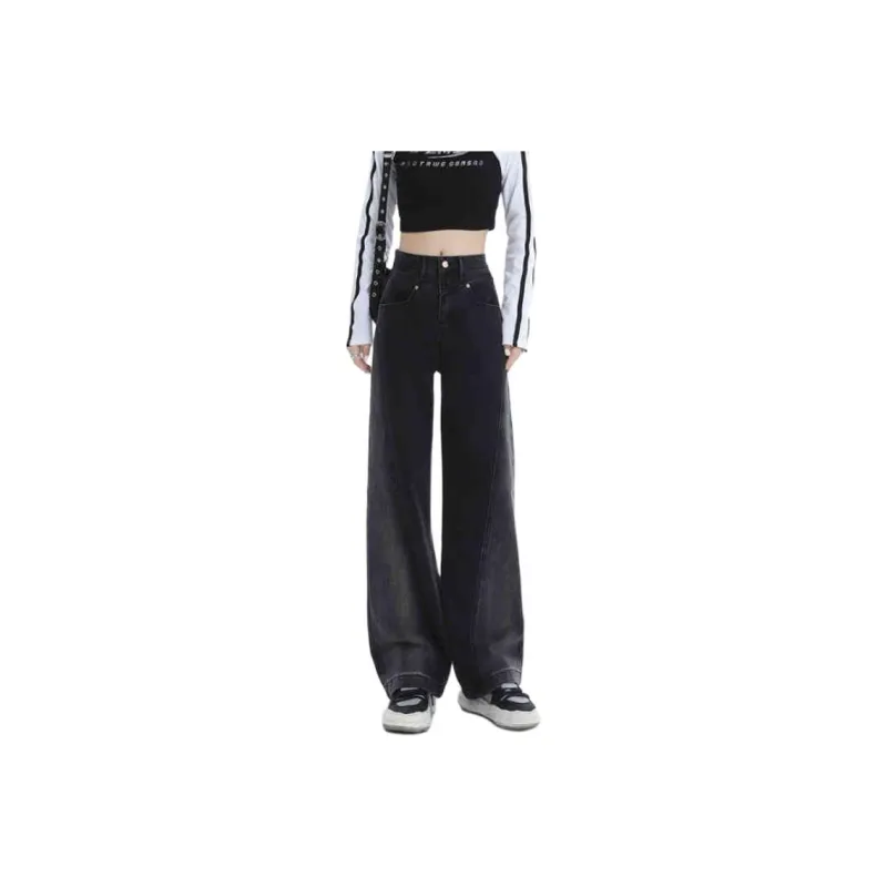 SONGS ALONG Jeans Women's Black Gray-0
