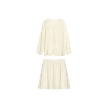 Still Quiet Skirt Set Women's Beige