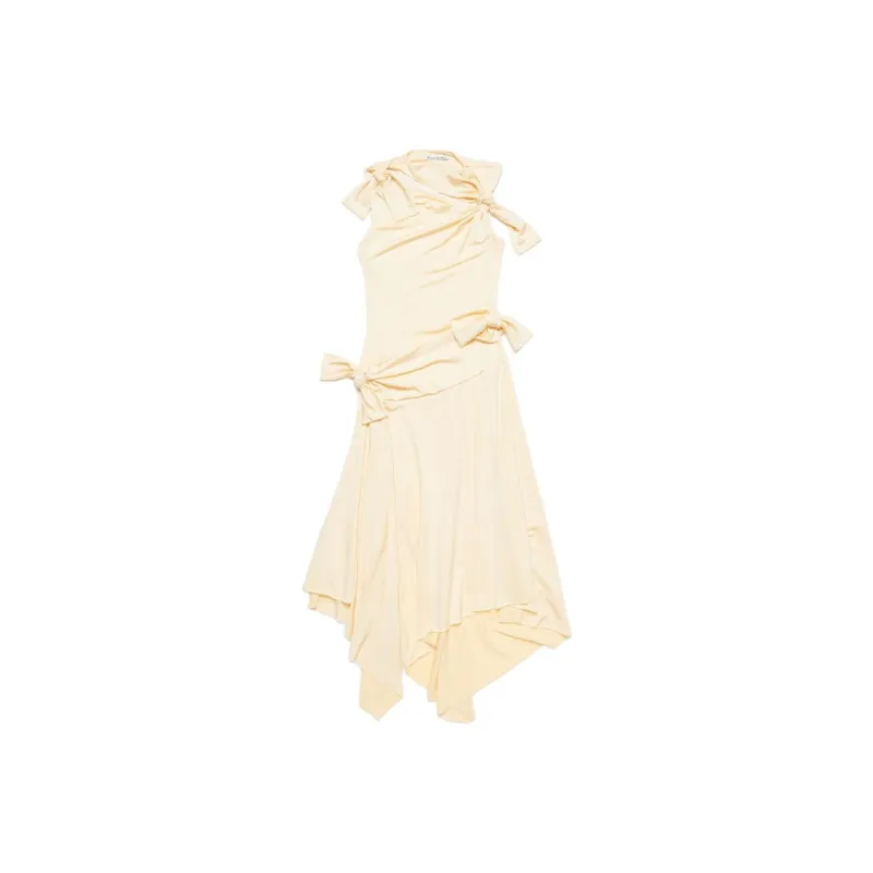 Acne Studios SS25 Sleeveless Dress Women's Light Yellow-0