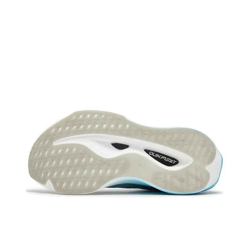 361° Flame 4MIX Cushioning, Slip Resistant, And Abrasion Resistant Low Top Casual Running Shoes Unisex Blue Button-4