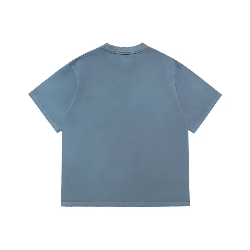 GWDS T Shirts Unisex Washed Blue-1