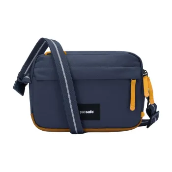 PACSAFE Recycled Polyester Shoulder Bag Unisex Marine Blue
