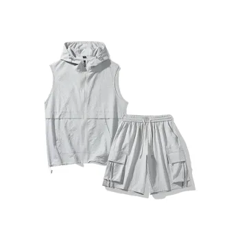 Warrior Huichao Riding The Wind Collection Casual Suit Unisex Gray