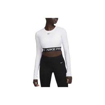 Nike Pro Women's Dri FIT Cropped Long Sleeve Top
