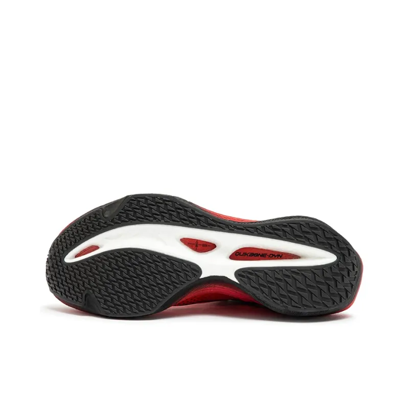 361° Flying Flame 3.5 Running Shoes Unisex Low Top Fluorescent Dark Red, Obsidian Black-4
