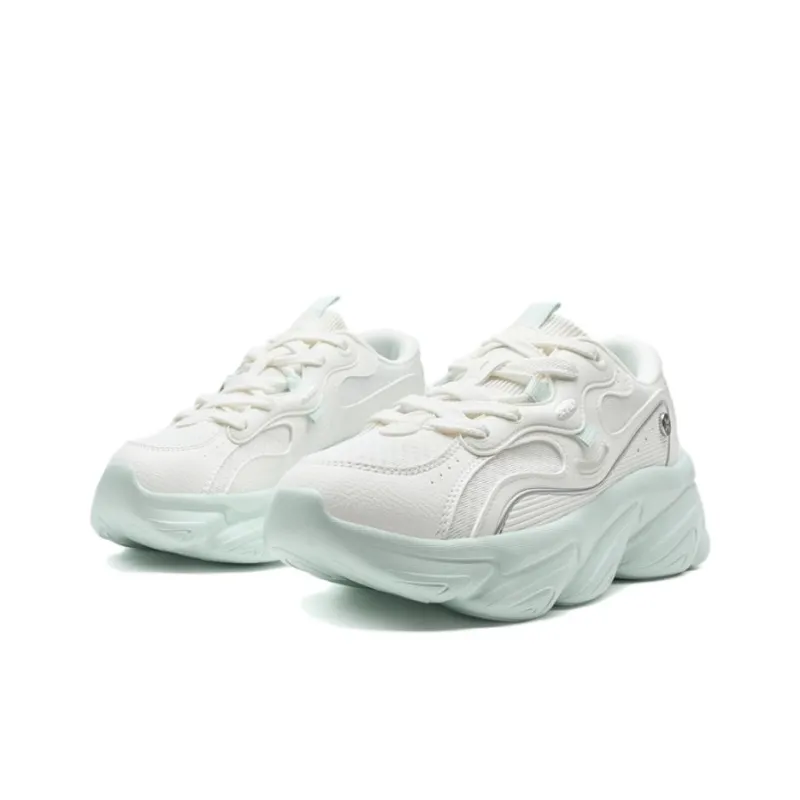 XTEP Wear resistant And Lightweight Low Top Casual Shoes Women's Sail White-2