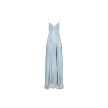ERMANNO SCERVINO Lace Appliques Long Lingerie Dress
