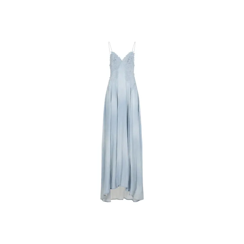 ERMANNO SCERVINO Lace appliqué Maxi Dress-0