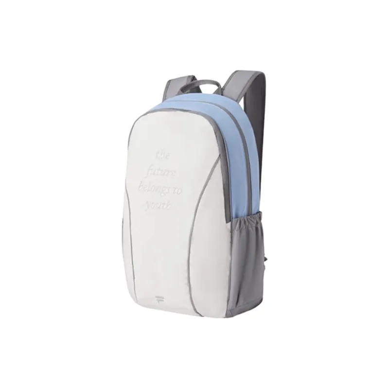 FILA FUSION Fabric Backpack Unisex Light Mist Gray-1
