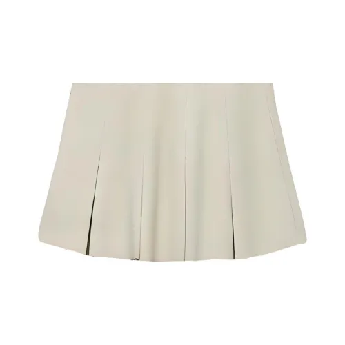 ZARA Casual Short Skirts Women's White