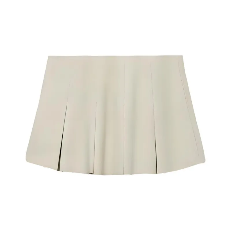 ZARA Casual Short Skirts Women's White-0