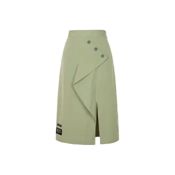 XG Casual Long Skirt Women's Light Green