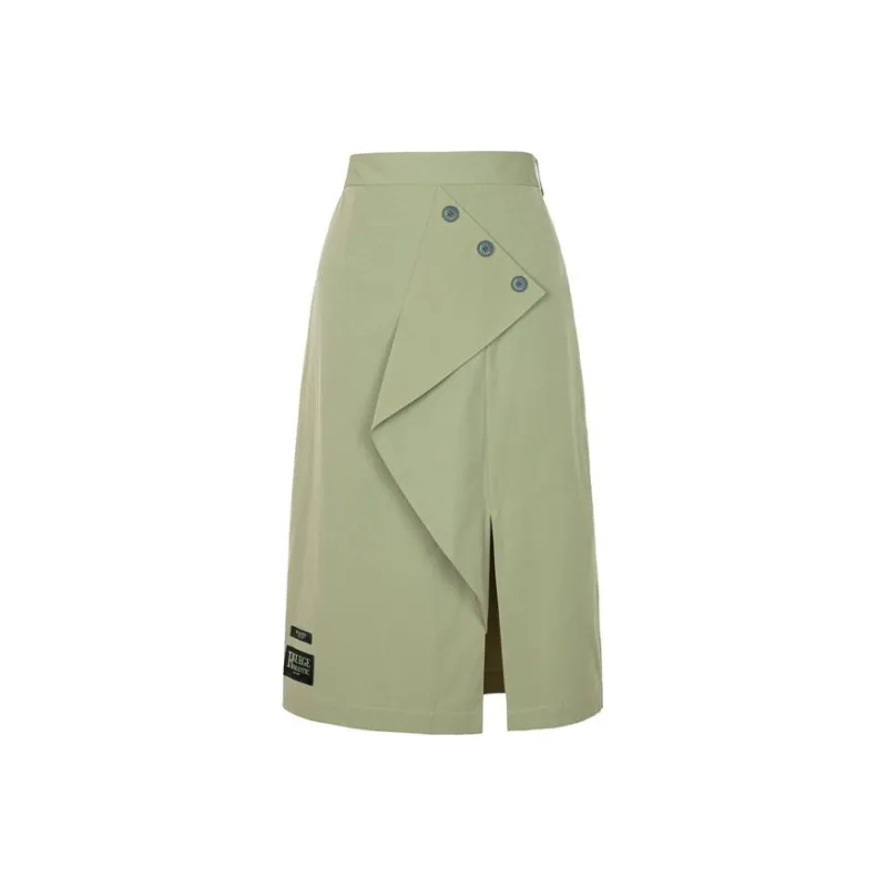 XG Casual Long Skirt Women's Light Green-0