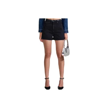 Self portrait Denim Shorts Women's Black