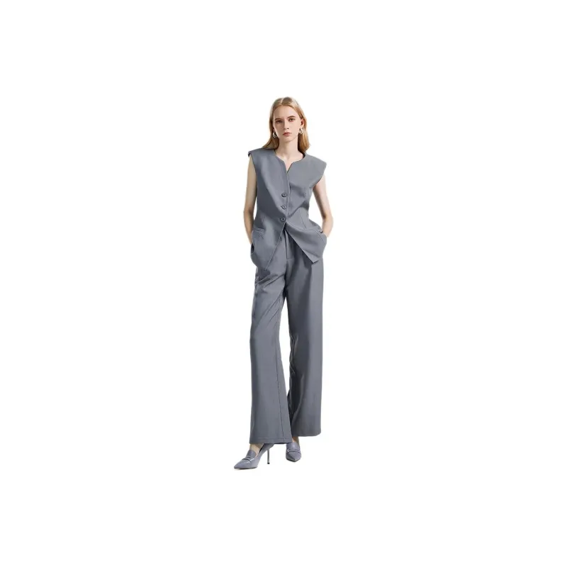 NINE WEST Casual Suit Women's Gray-0