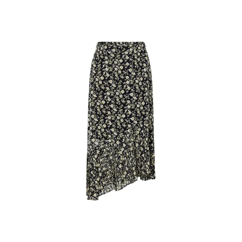 JZ. ANNAKRO Casual Long Skirts Women's Heather Black-0
