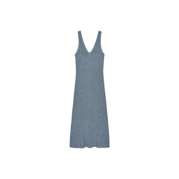 ZARA Sleeveless Dress Women's Blue/White