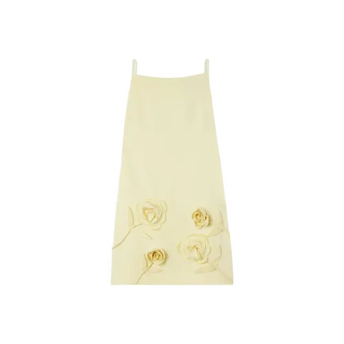 Self portrait Flower appliqué Mini Dress