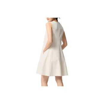 UNIQLO Sleeveless Dress Women's Ivory