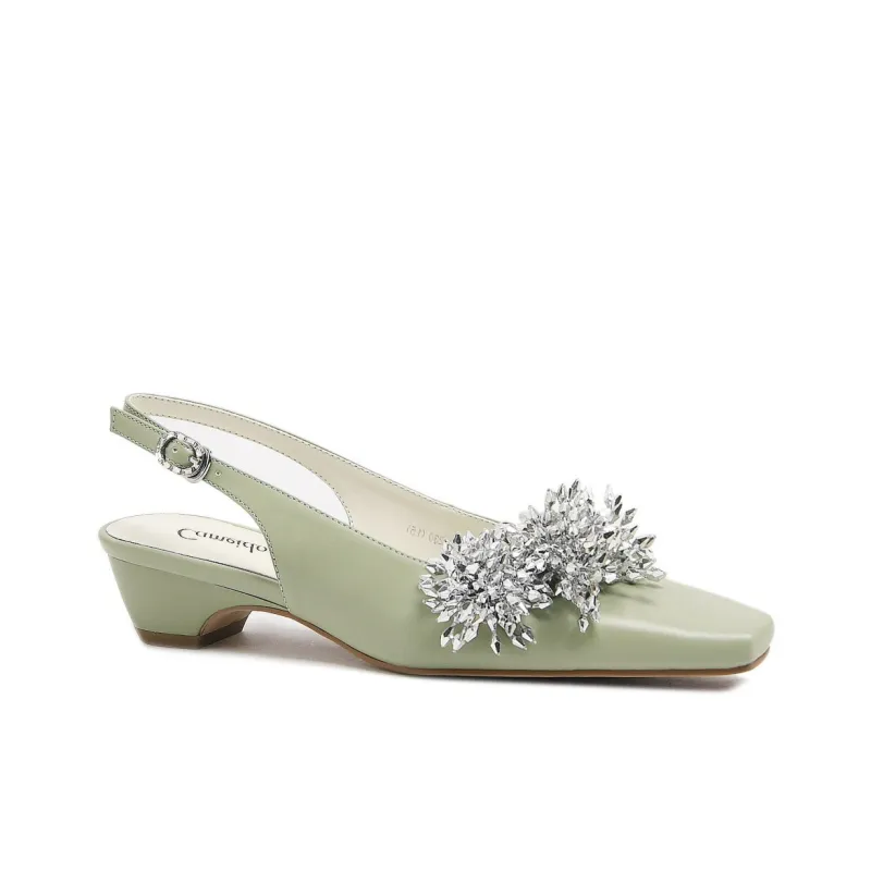CAMEIDO Casual Single Shoes Women's Green-1