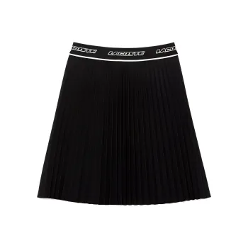 LACOSTE Casual Short Skirts Women's Black
