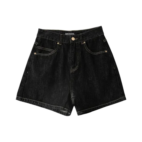 SOON FLOWER Denim Shorts Women's Black