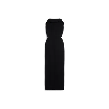 Balenciaga Sleeveless Dress Regular Fit Women's Black