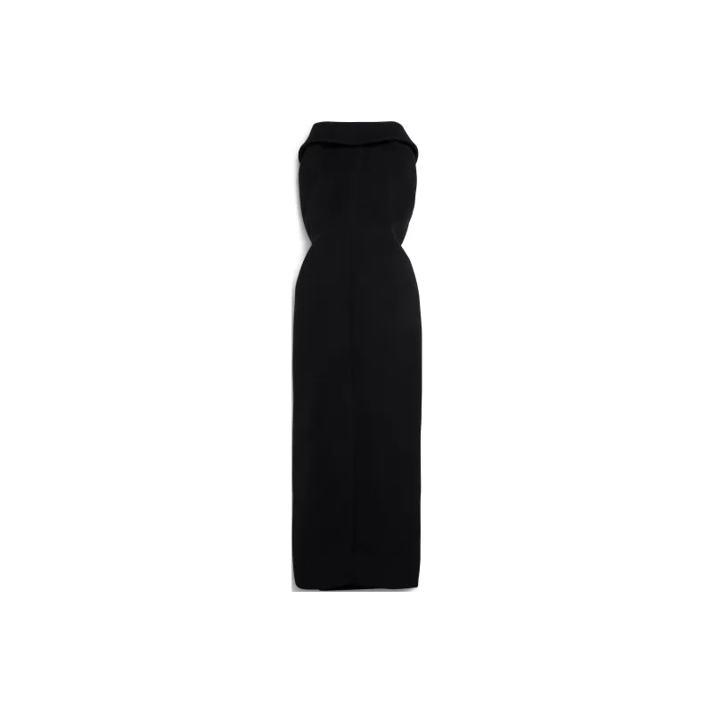 Balenciaga Sleeveless Dress Regular Fit Women's Black-0