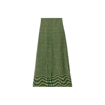 Burberry Casual Long Skirts Women's Green