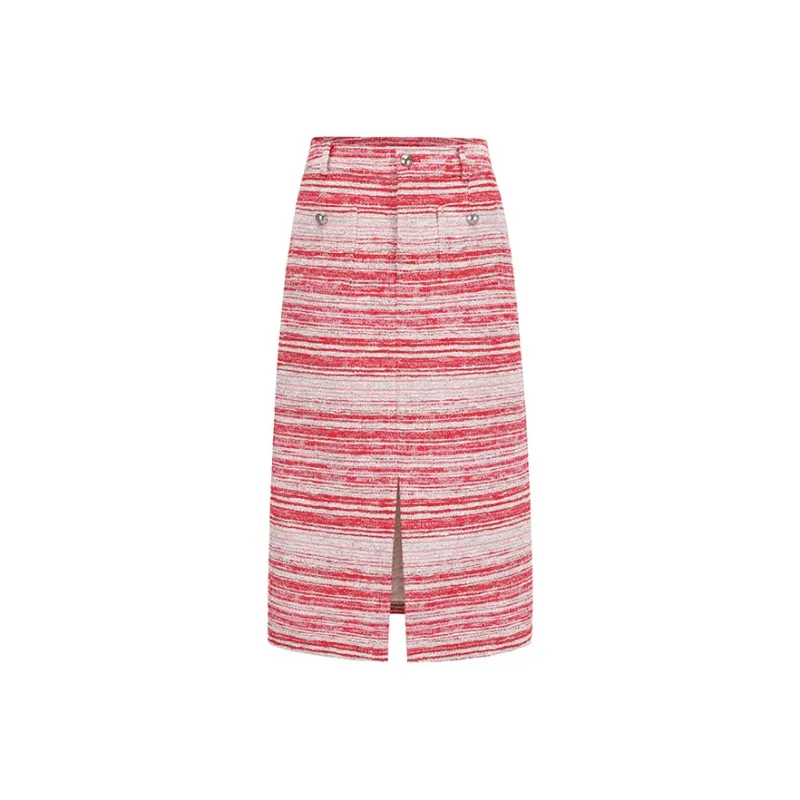 Alexia Sandra Casual Long Skirts Women's Red-0
