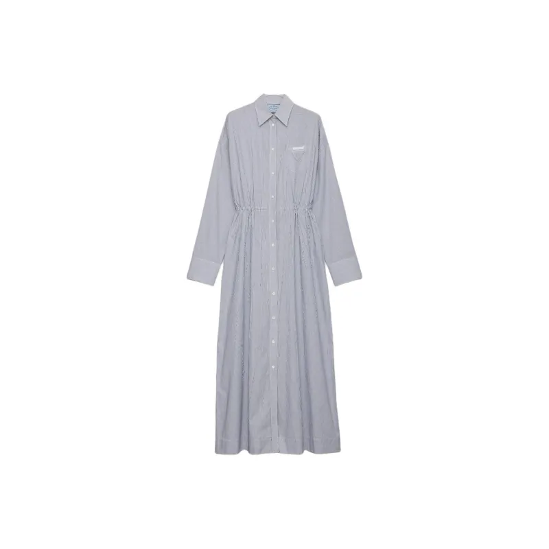 PRADA Striped Poplin Dress-0
