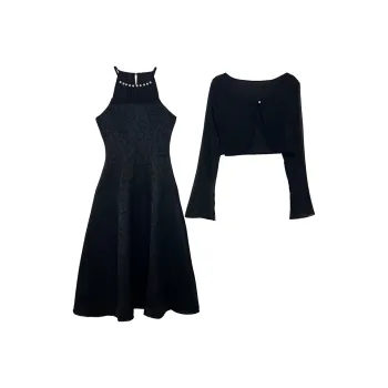 Icicofficial Skirt Set Women's Black