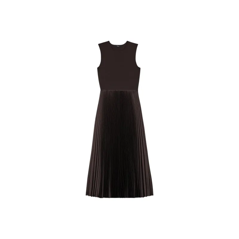 THEORY Sleeveless Dress Women's Brown-0