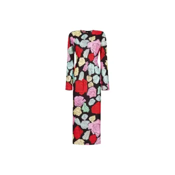 MARNI Floral print Long sleeve Dress