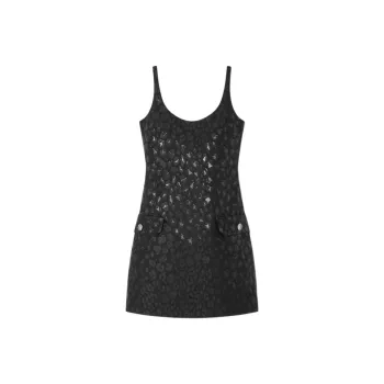 VERSACE Slip Dresses Women's Black
