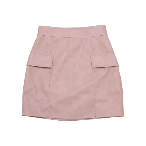 BETTER BING Casual Short Skirts Women's Pink