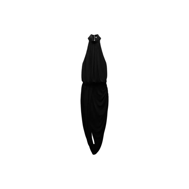 ZARA Sleeveless Dress Women's Black-0