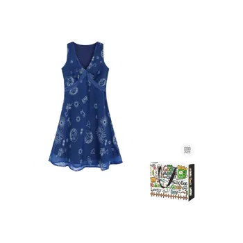 HAPG Sleeveless Dress Women's Navy Blue