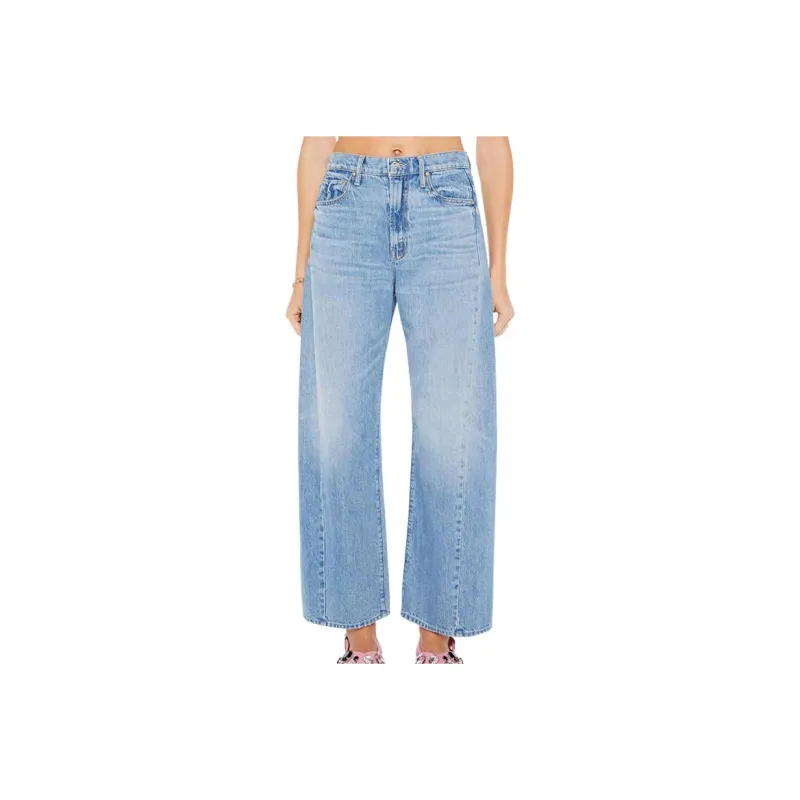 MOTHER The Half Pipe Flood High rise Wide leg Jeans-0