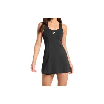 GYMSHARK Slip Dresses Women's Black