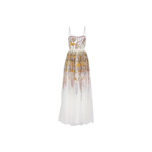 Giambattista Vall Marigold Bouquets embroidery Tulle Dress