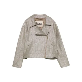HERNO Biker Style Jacket