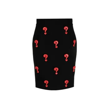 MOSCHINO Casual Long Skirts Women's Black