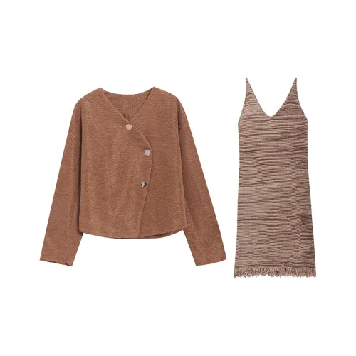 WOWI Two Piece Skirt Sets Women's