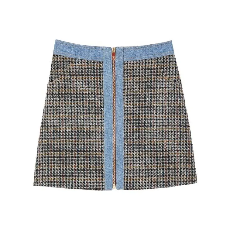 Sandro Denim Short Skirts Women's Blue-0