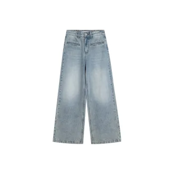 AMAZING SONG Jeans Women's Washed Blue