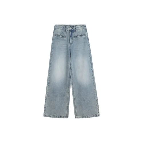 AMAZING SONG Jeans Women's Washed Blue