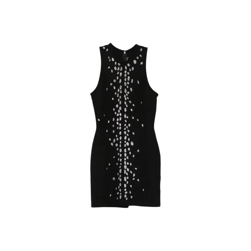 DAVID KOMA Crystal embellished Mini Dress-0